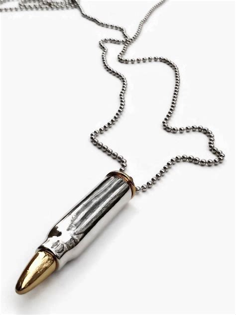 bullet necklace for men|More.